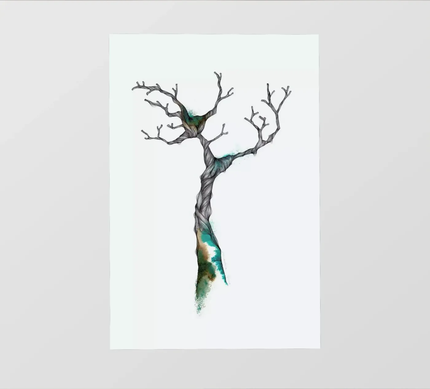 Arbre backlit folie van Marina Guiu