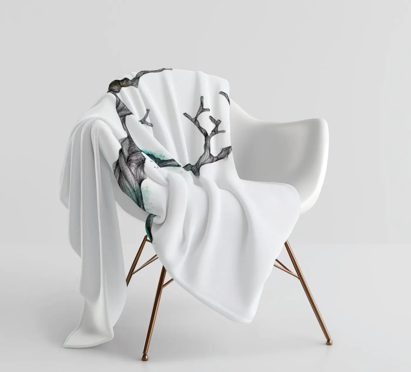 Arbre plaid polaire de Marina Guiu