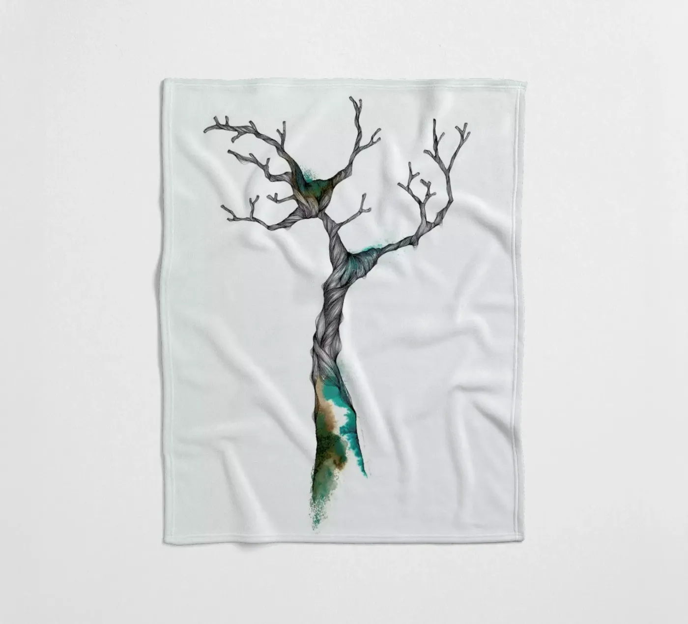 Arbre plaid polaire de Marina Guiu