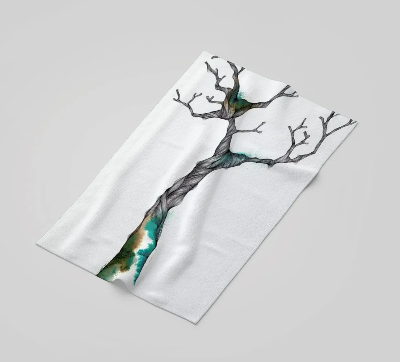 Arbre beach towel by Marina Guiu