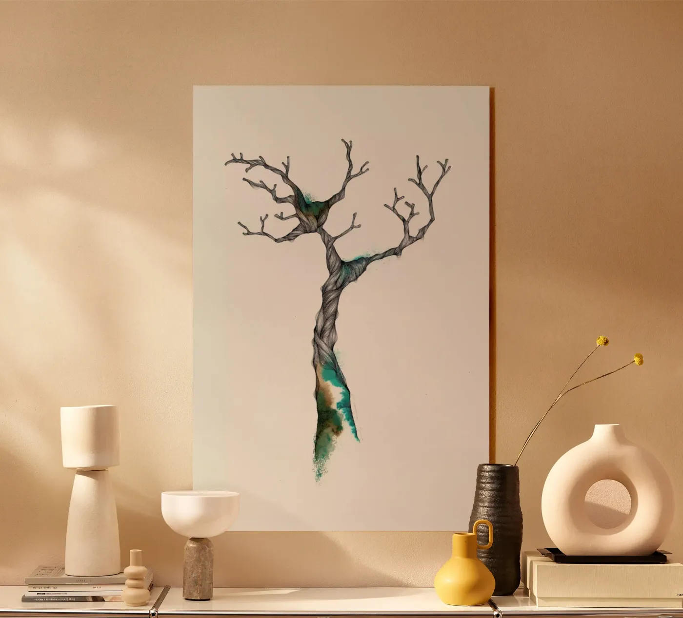 Arbre acrylic glass by Marina Guiu
