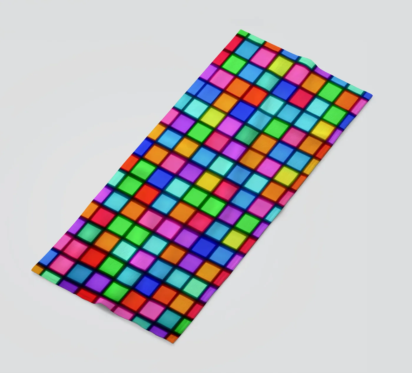 Matrix neon cromatica telo mare da Carinaprint