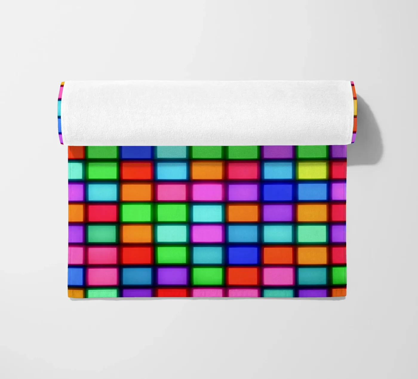 Matrix neon cromatica telo mare da Carinaprint