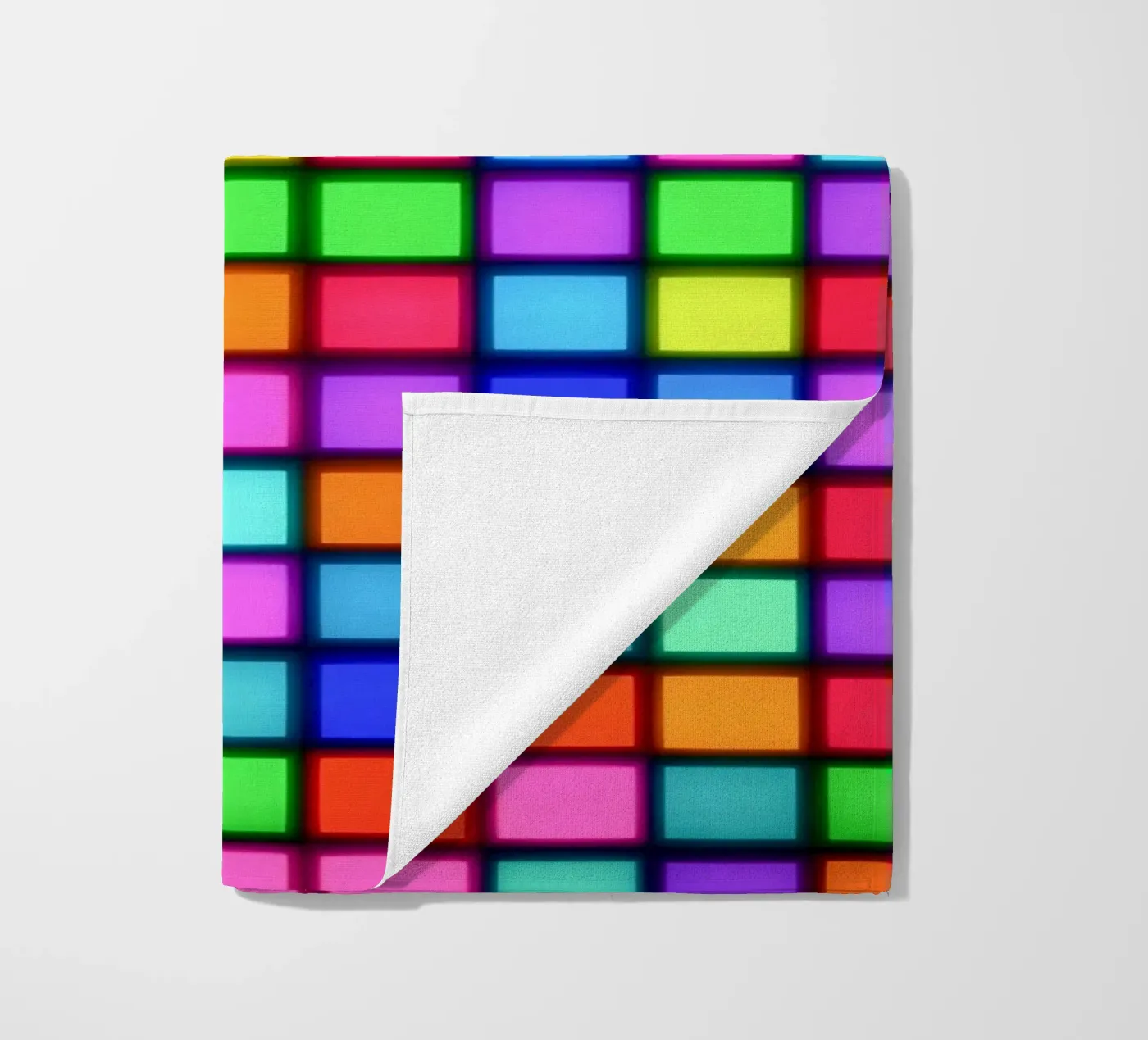 Matrix neon cromatica telo mare da Carinaprint