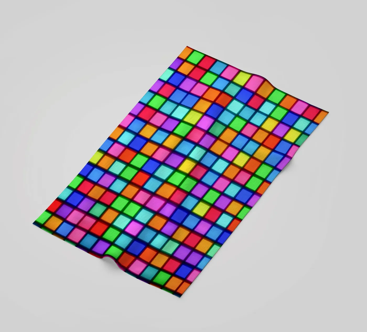 Matrix neon cromatica telo mare da Carinaprint