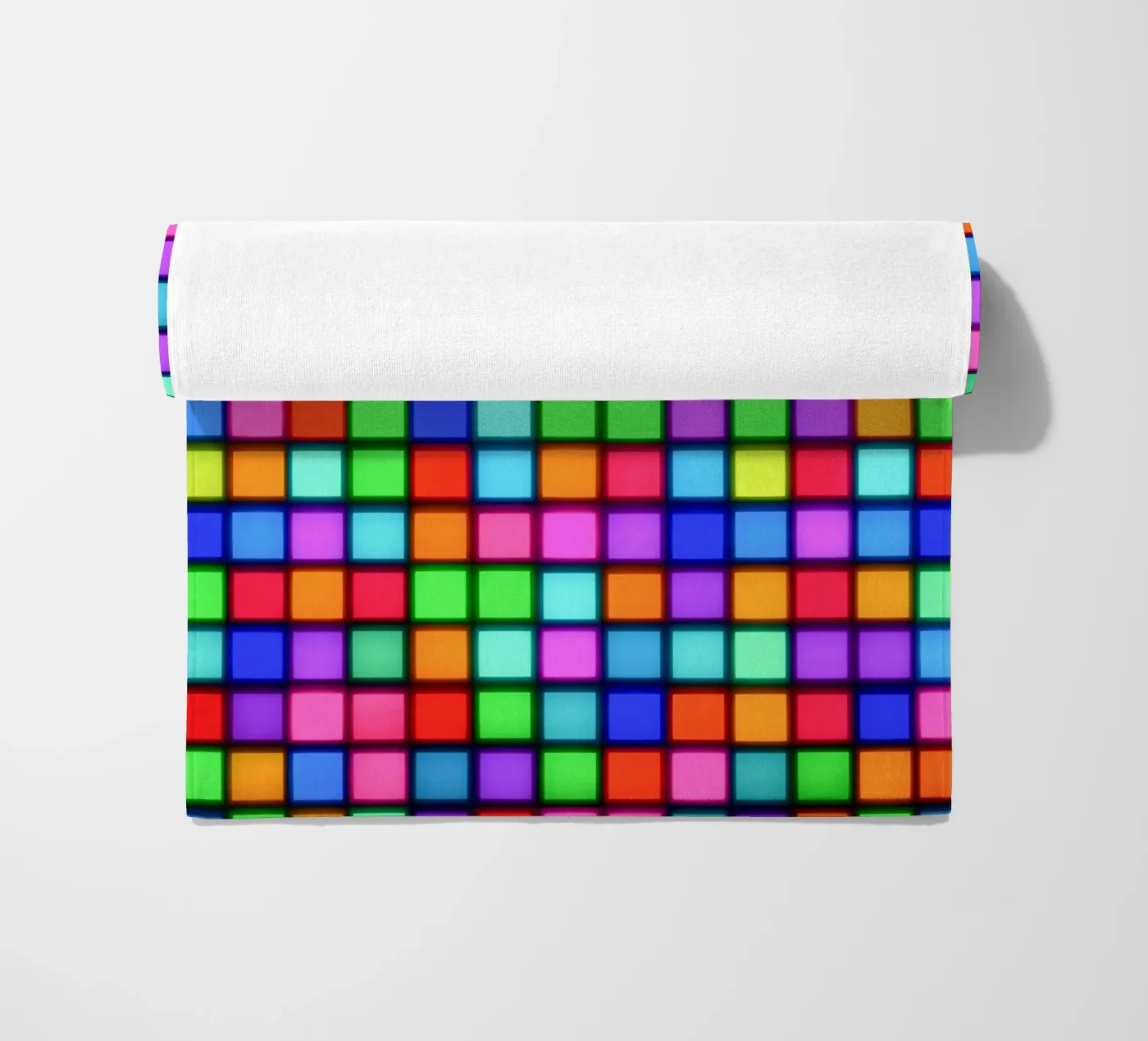 Matrix neon cromatica telo mare da Carinaprint