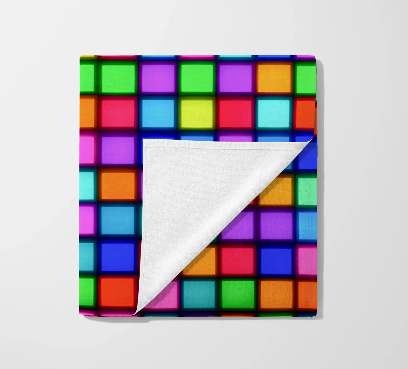 Matrix neon cromatica telo mare da Carinaprint