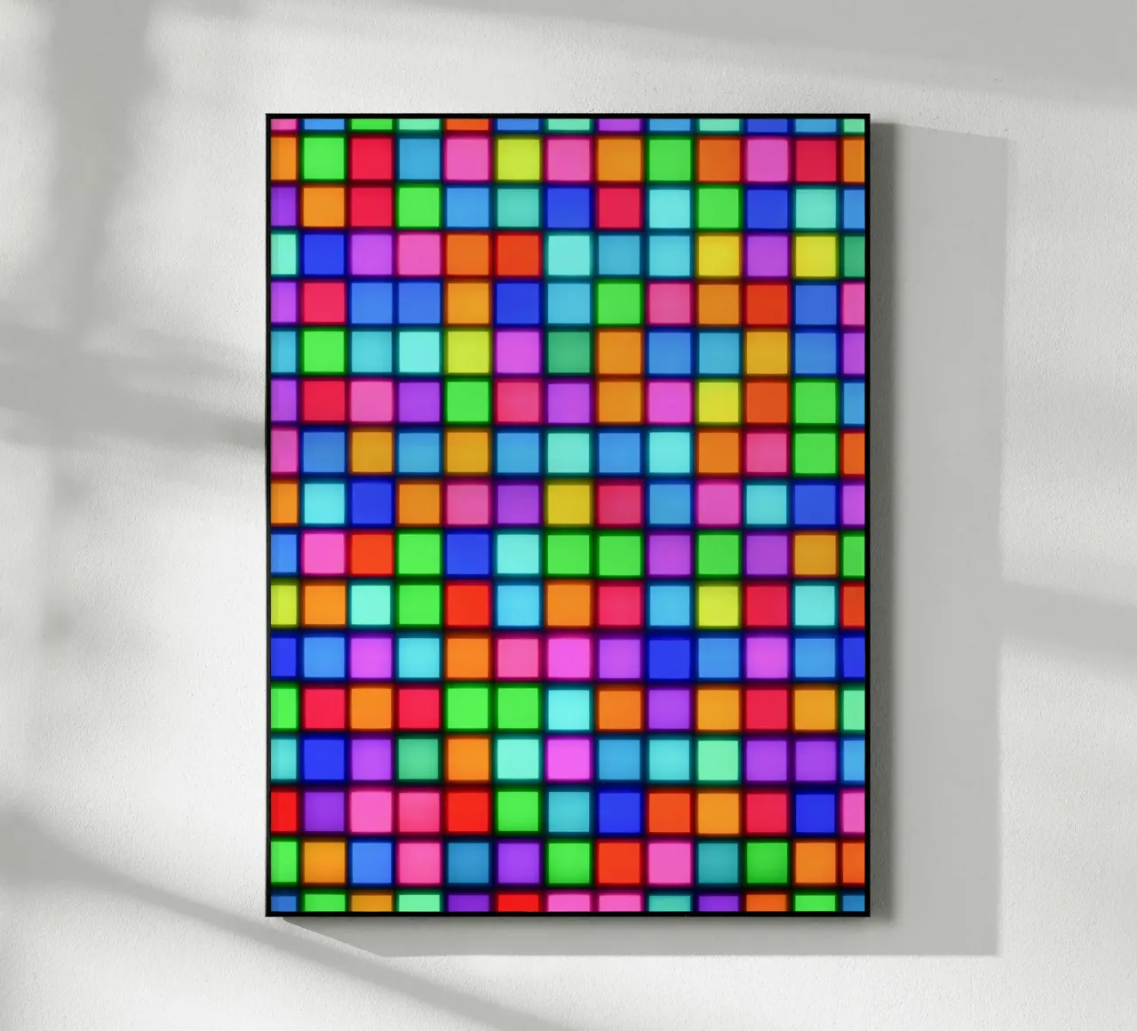 Matrix neon cromatica plexiglass da Carinaprint