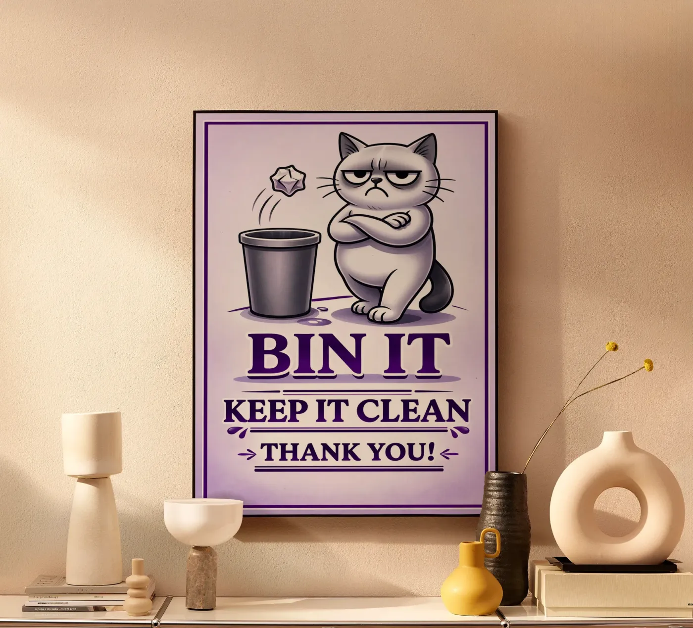 bin it Acryl-Glas von the gondals