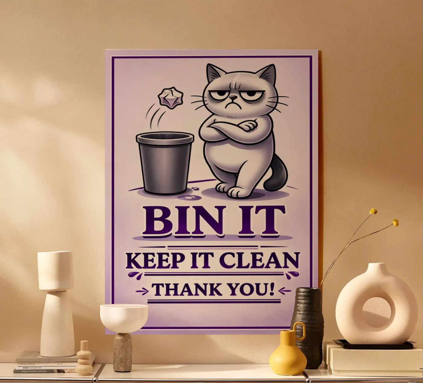 bin it Acryl-Glas von the gondals