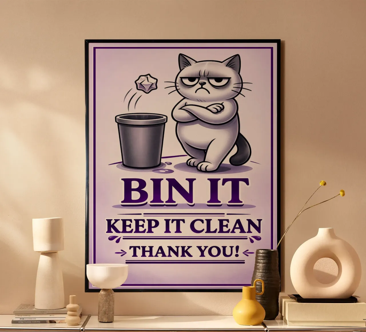 bin it poster by the gondals
