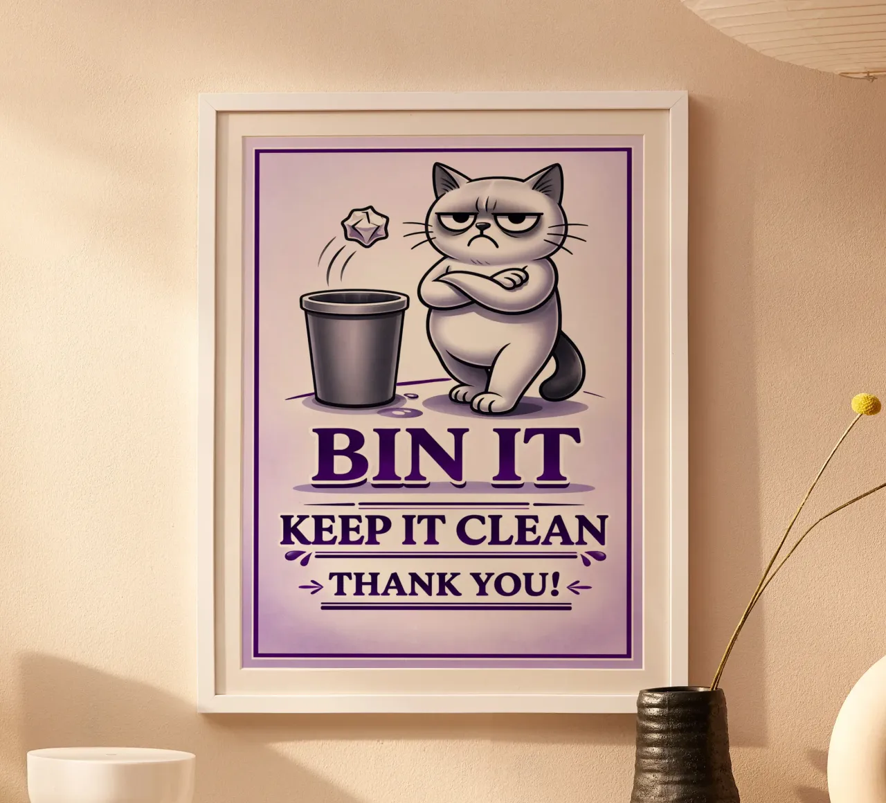 bin it poster by the gondals
