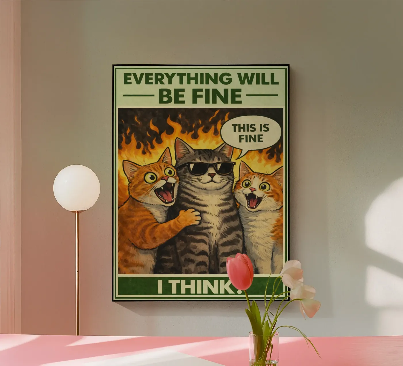 everything will be fine plexiglas de the gondals