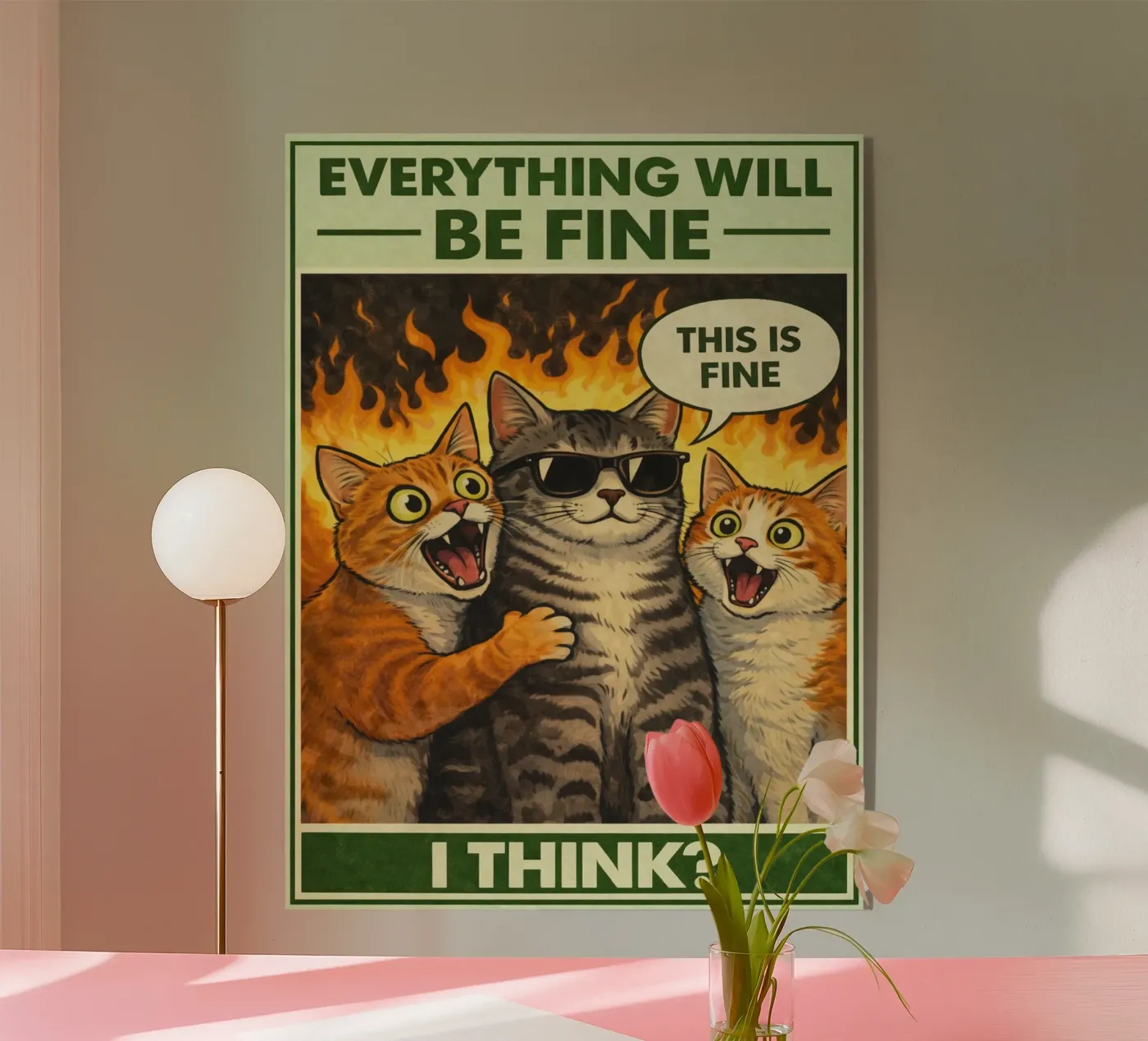 everything will be fine plexiglas de the gondals