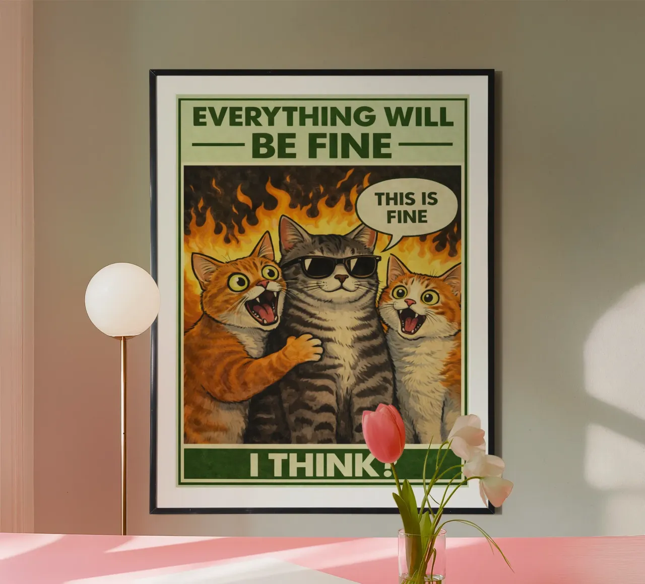 Alles wird gut. Poster von the gondals