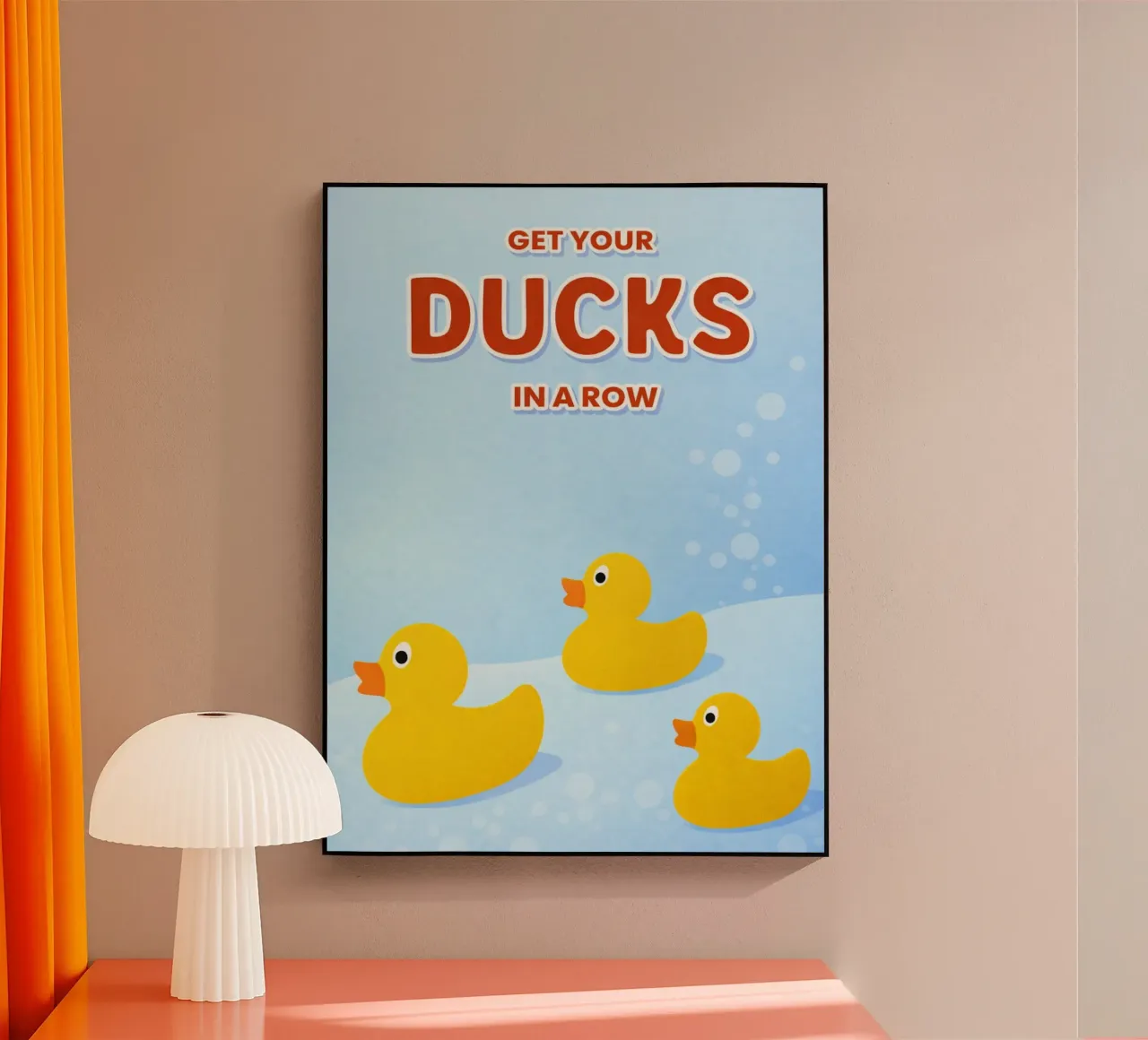 get your duck acrylic glass by the gondals