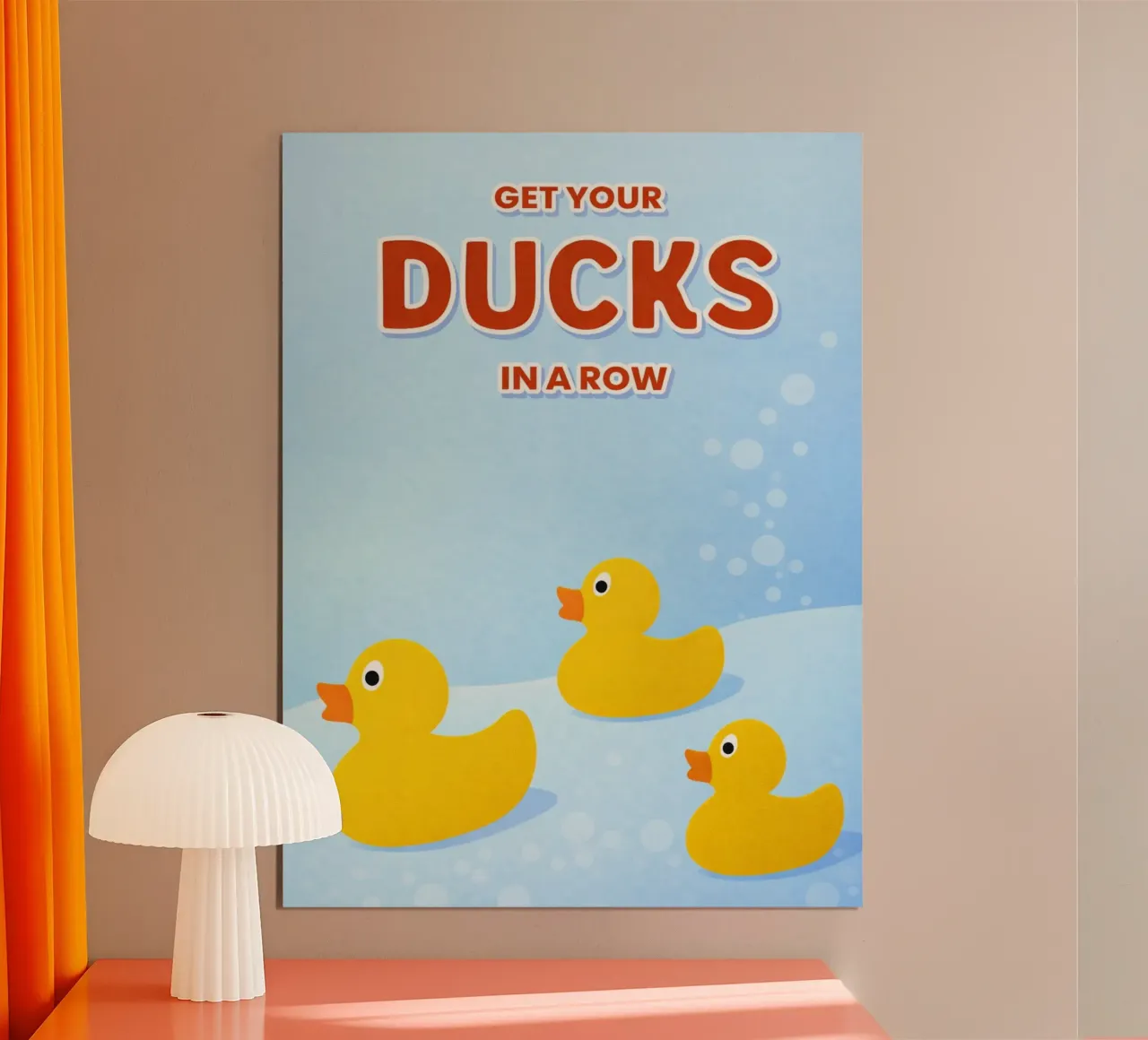 get your duck poster van the gondals