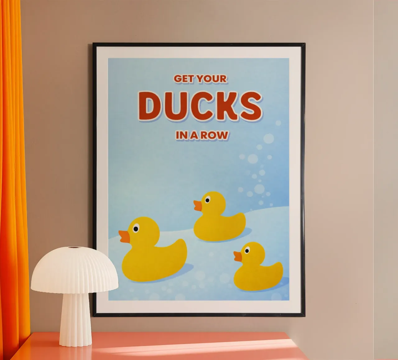 get your duck poster van the gondals
