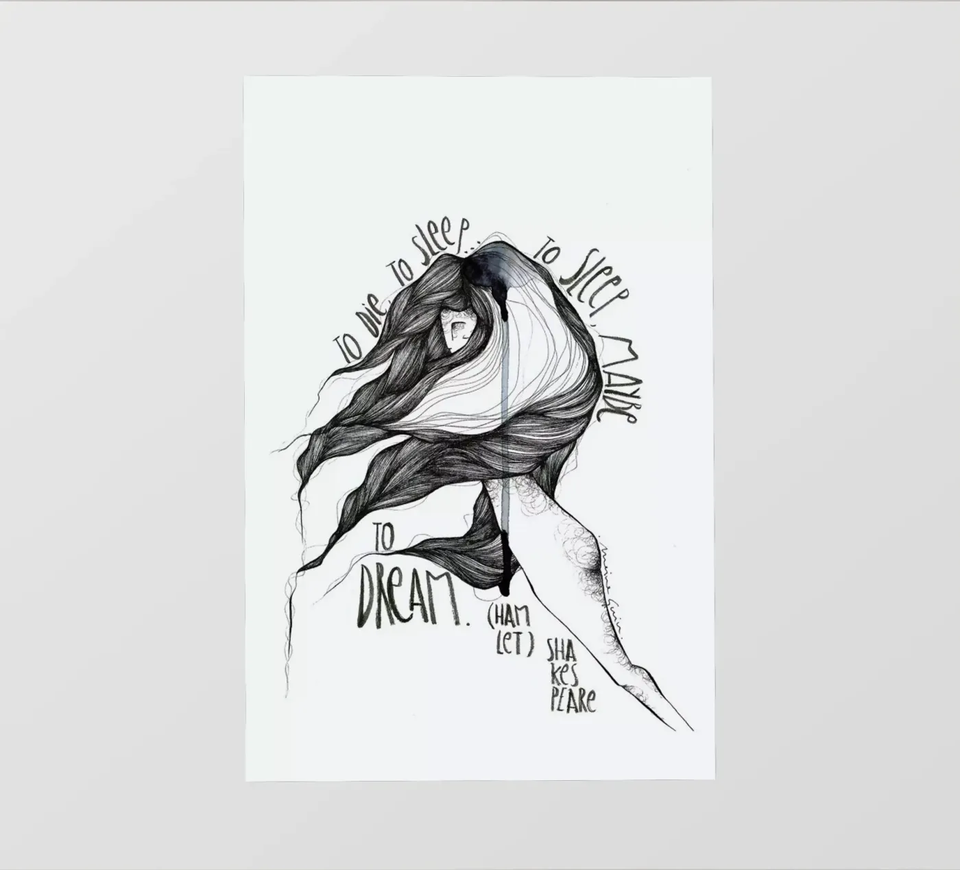 Hamlet backlit folie van Marina Guiu