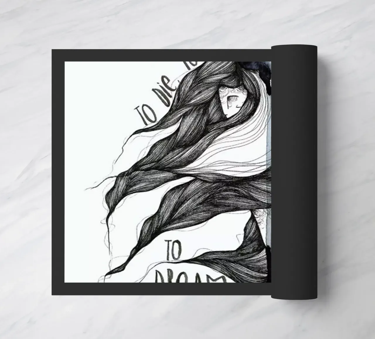 Hamlet doormat by Marina Guiu