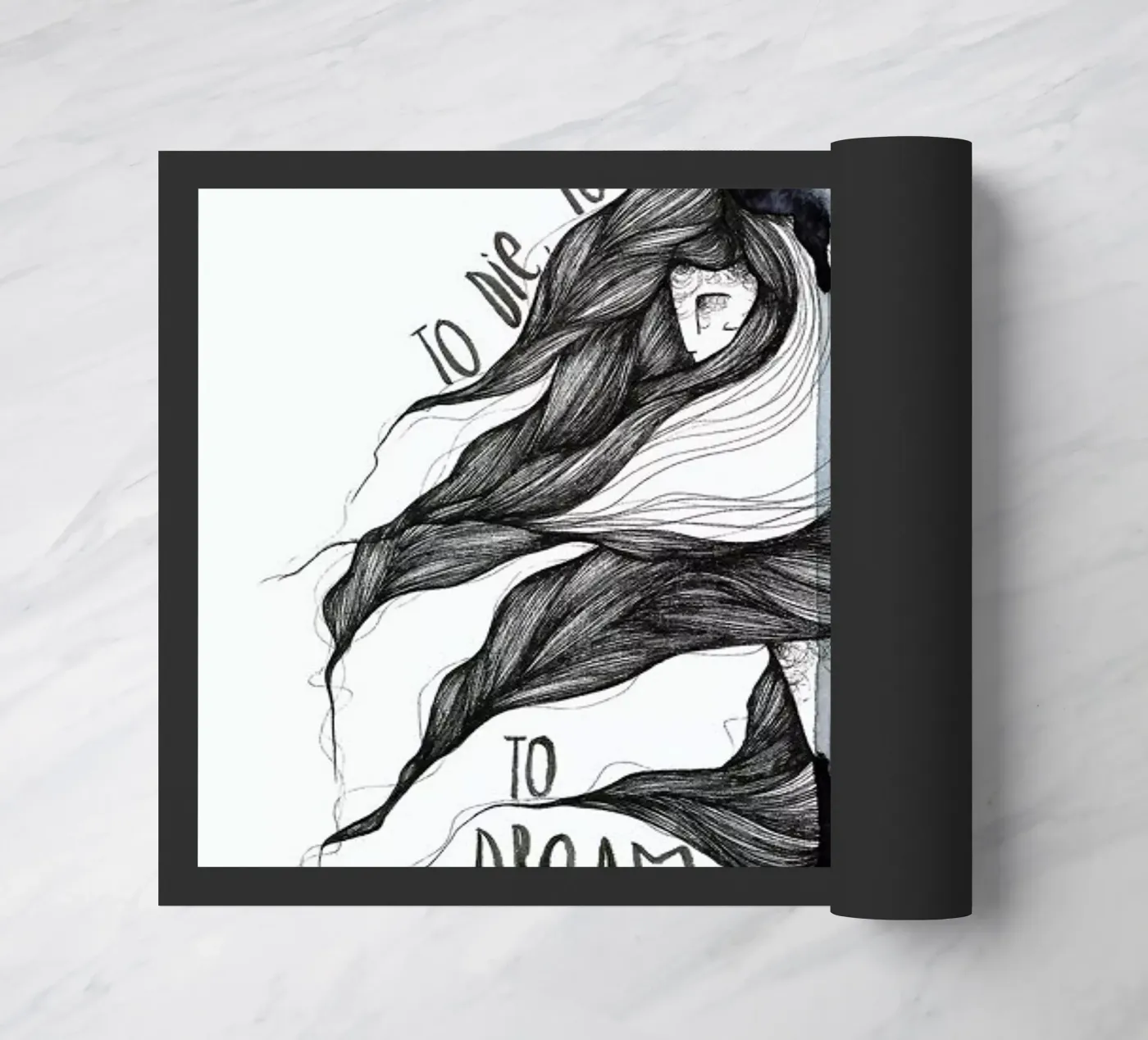 Hamlet deurmat van Marina Guiu