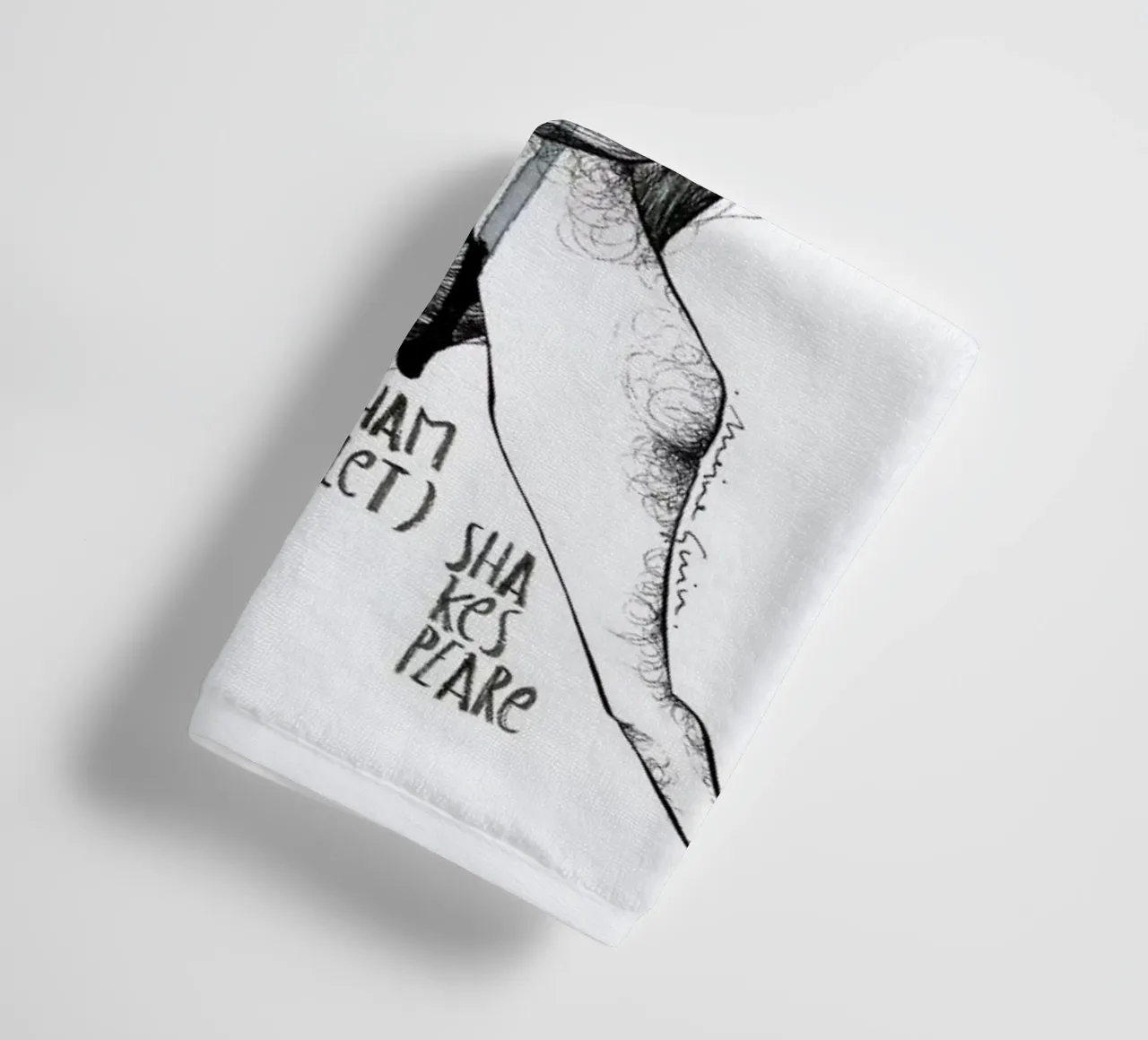 Hamlet badhanddoek van Marina Guiu