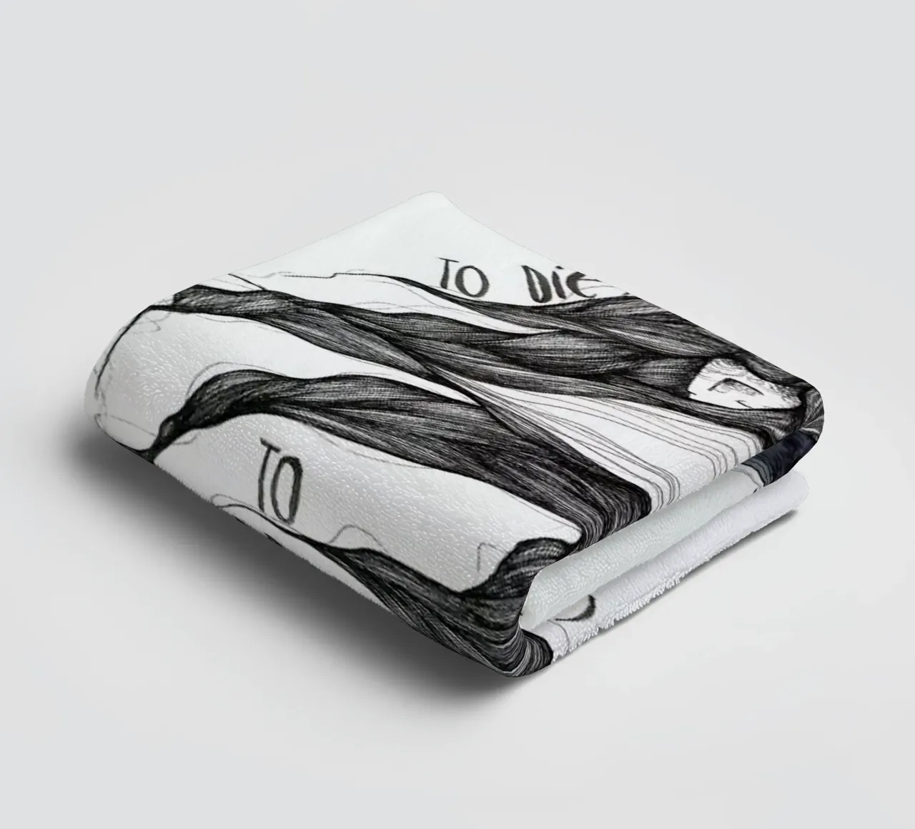 Hamlet badhanddoek van Marina Guiu