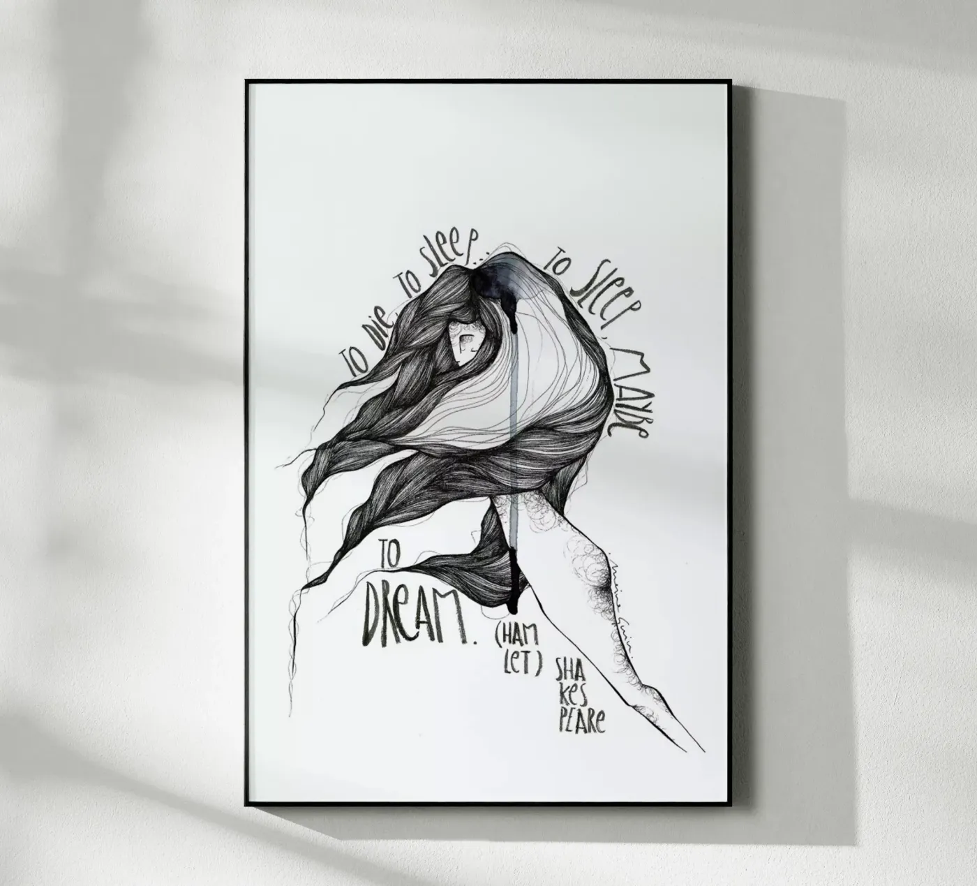 Hamlet Acryl-Glas von Marina Guiu