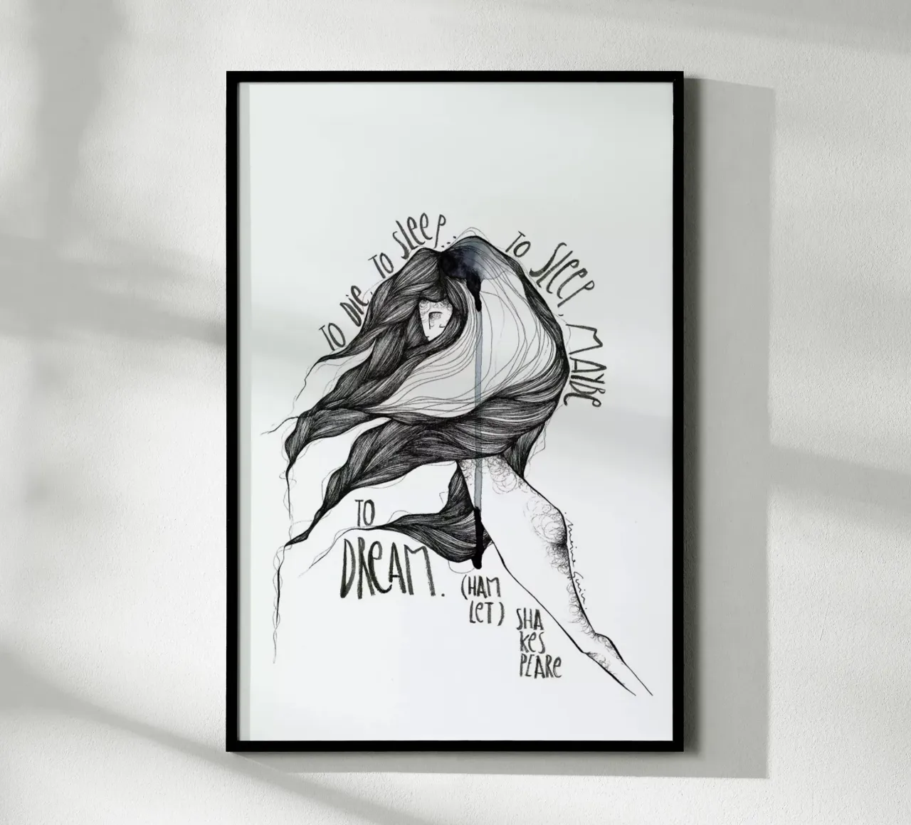 Hamlet poster by Marina Guiu