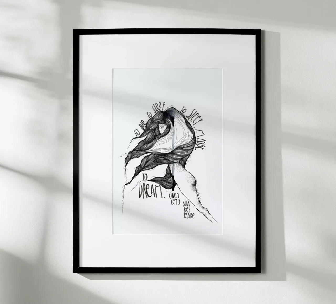 Hamlet poster by Marina Guiu