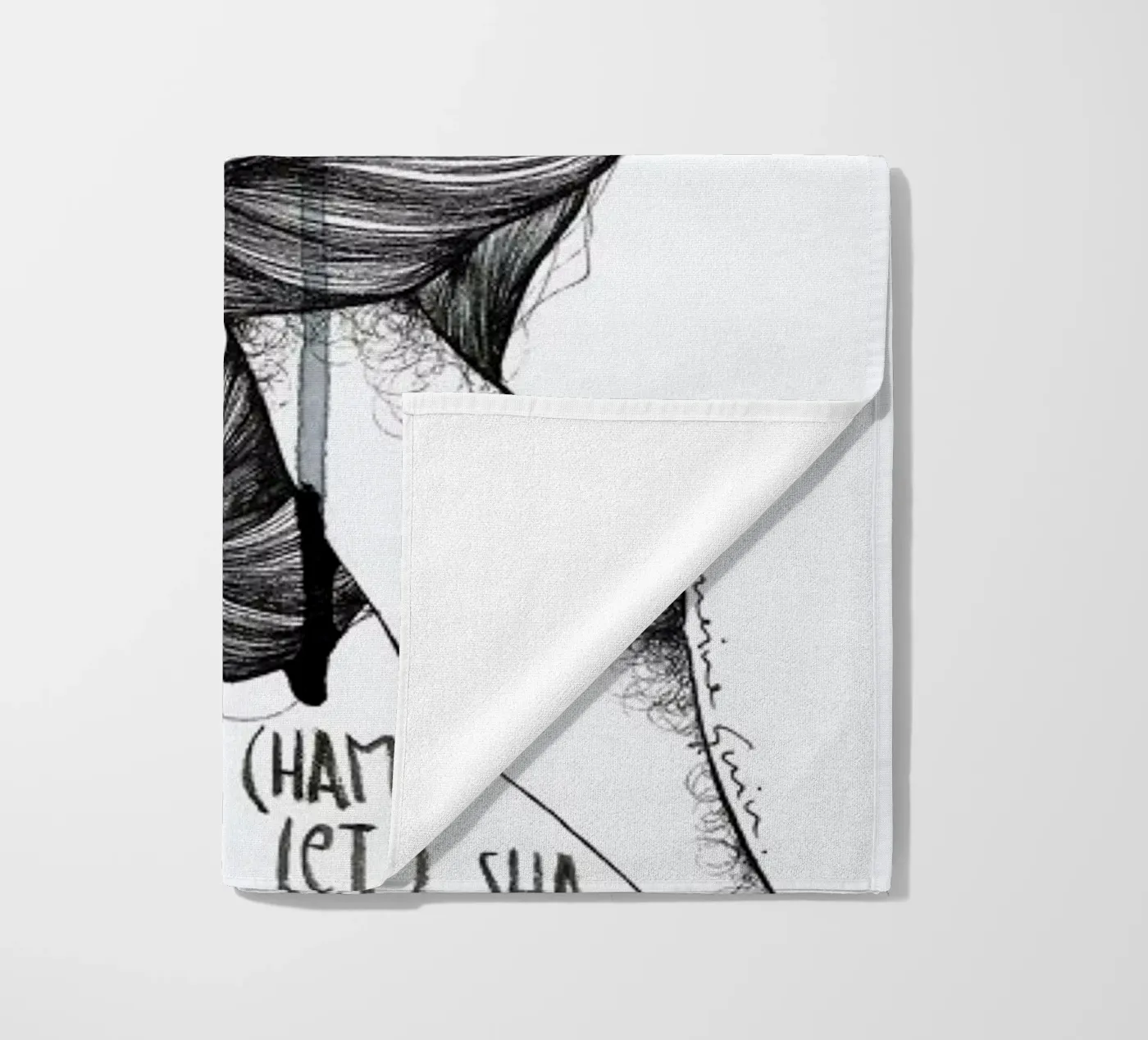 Hamlet beach towel by Marina Guiu