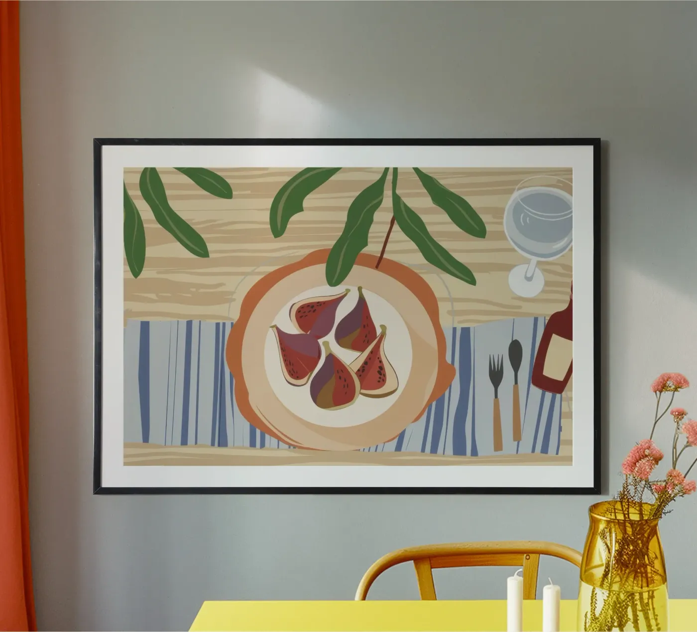 Sensual Rustic Feast poster by Bold Hues