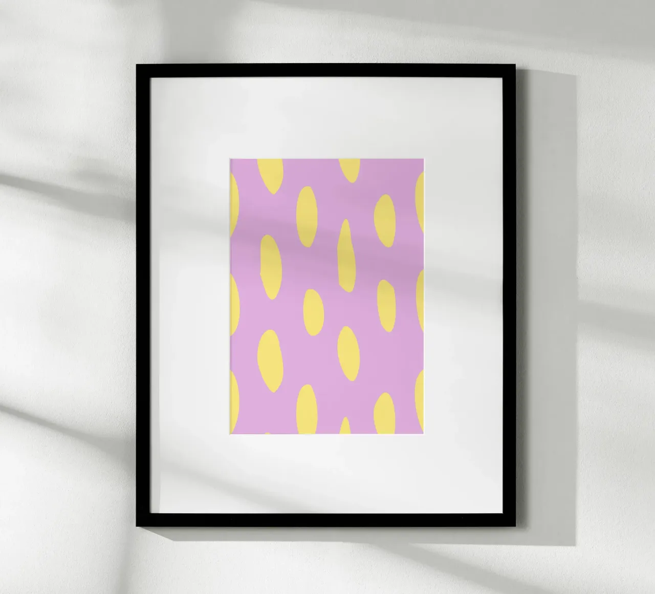 Dotted Yellow poster da janamossmann