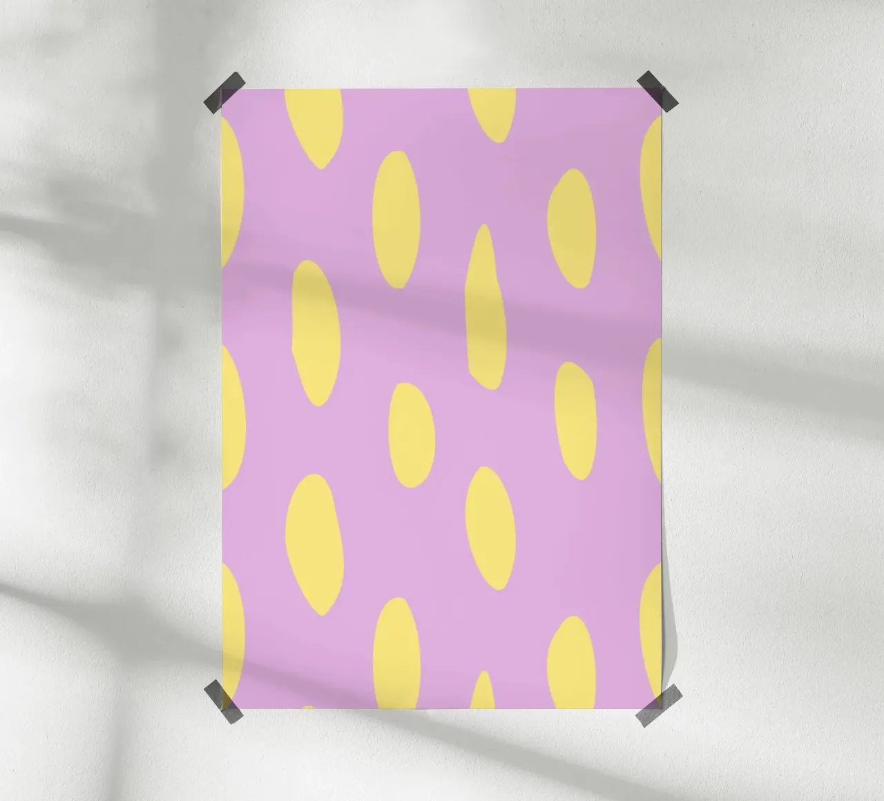 Dotted Yellow poster da janamossmann