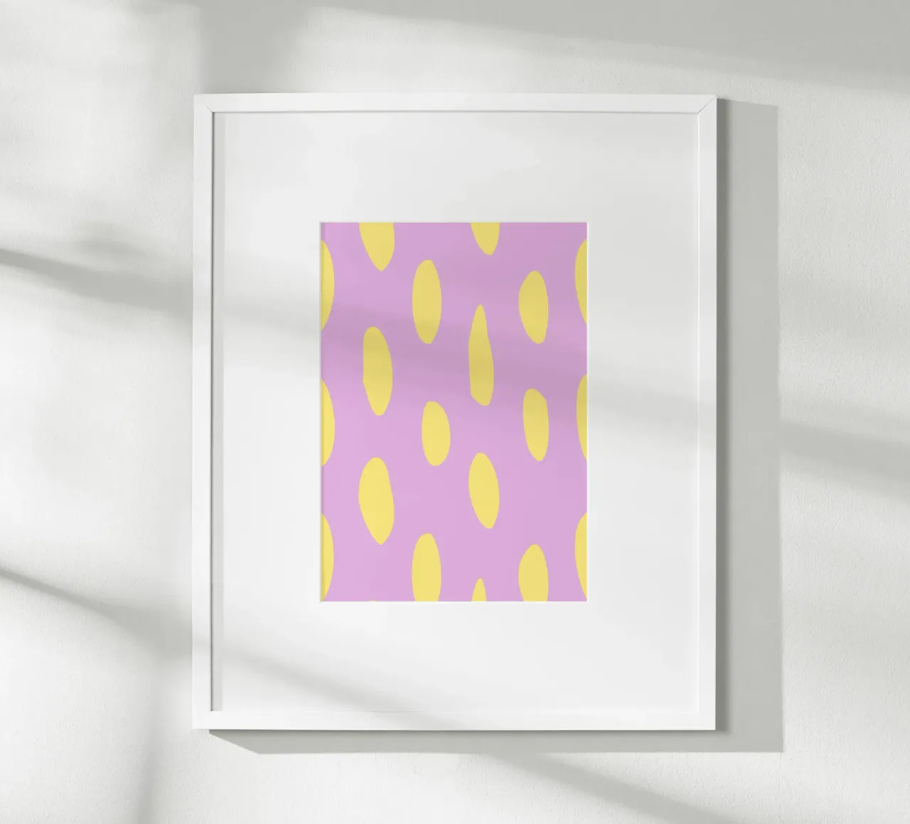 Dotted Yellow poster da janamossmann