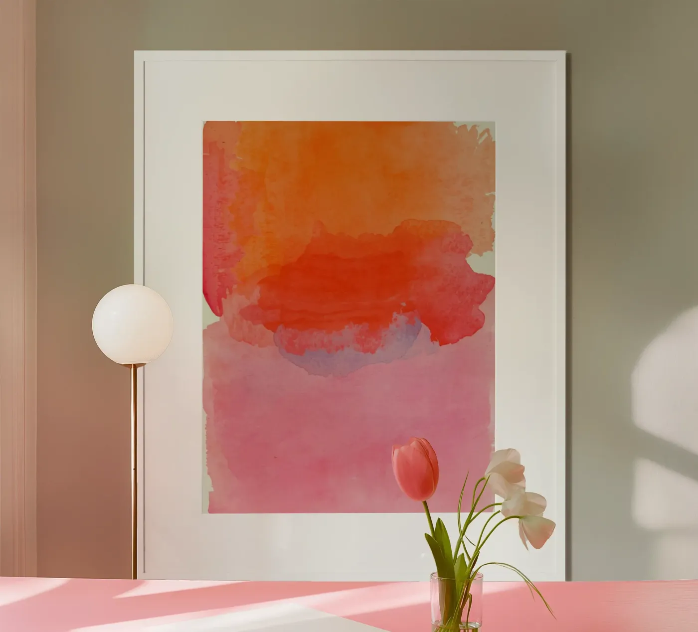 Pink + Orange poster da Ohkimiko