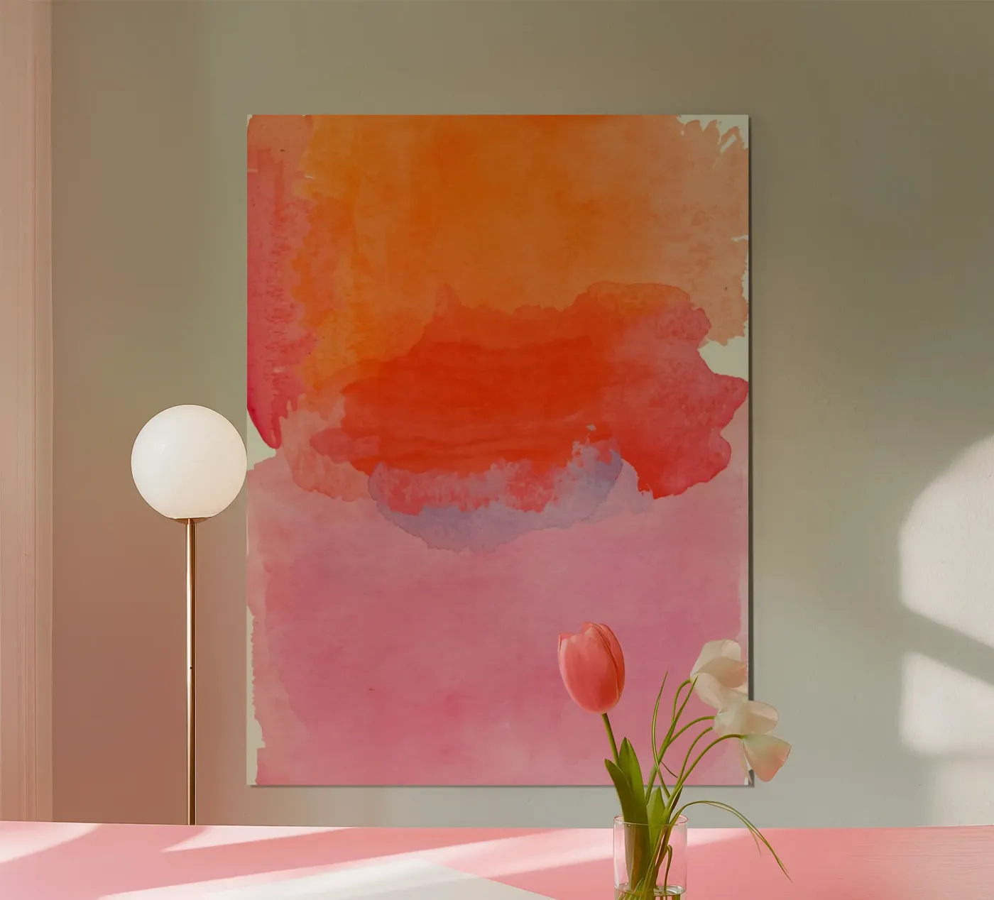 Pink + Orange poster da Ohkimiko