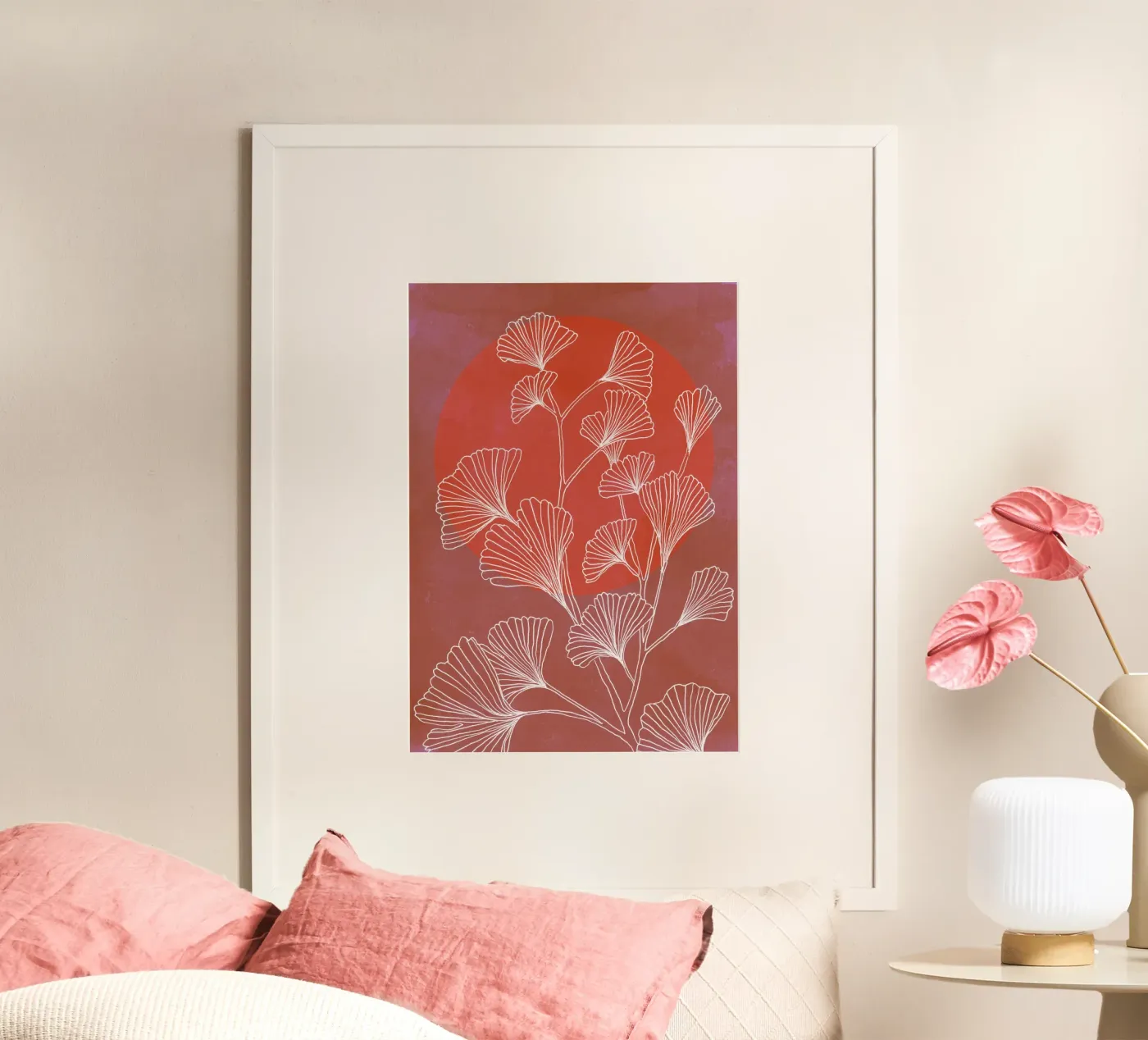 Sunset Flowers poster da treechild