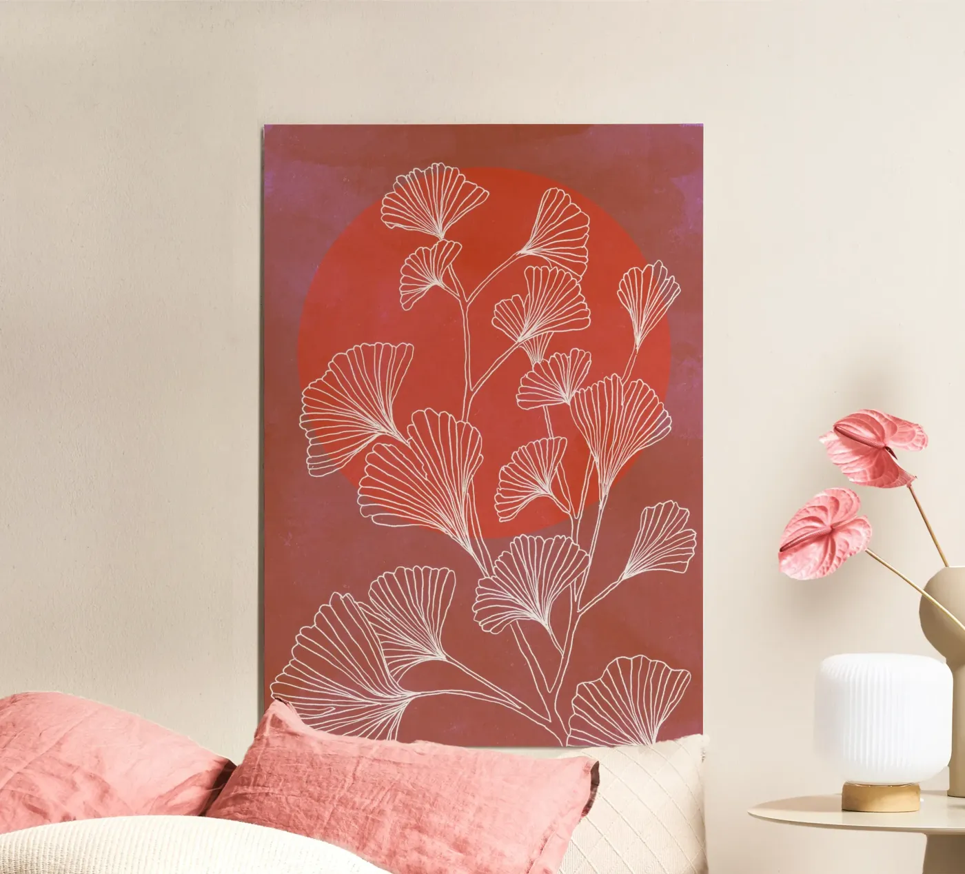 Sunset Flowers poster da treechild