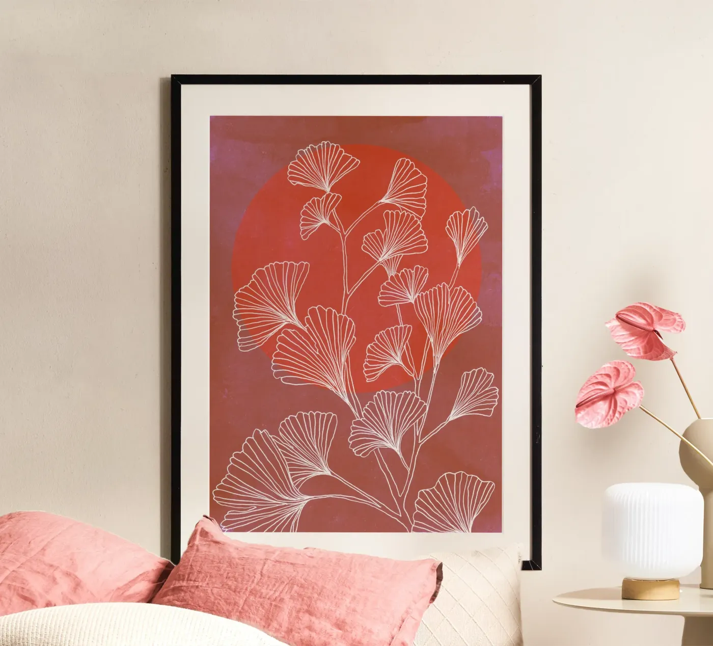 Sunset Flowers poster da treechild