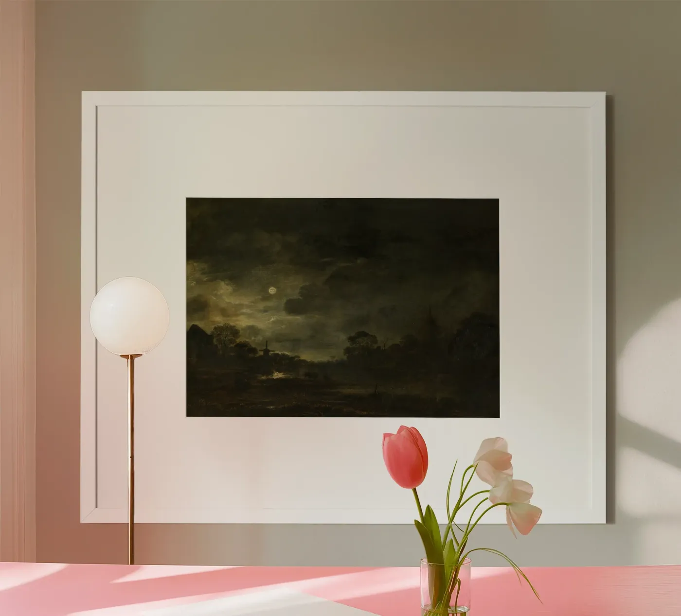 Moonlight Landscape poster da didsomebodymentionart
