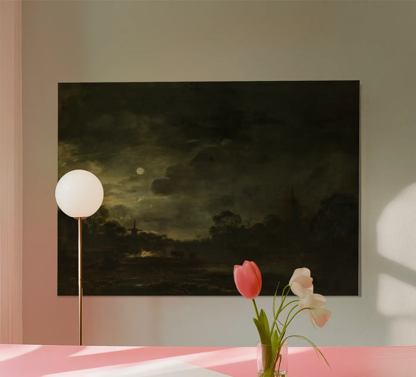 Moonlight Landscape poster da didsomebodymentionart
