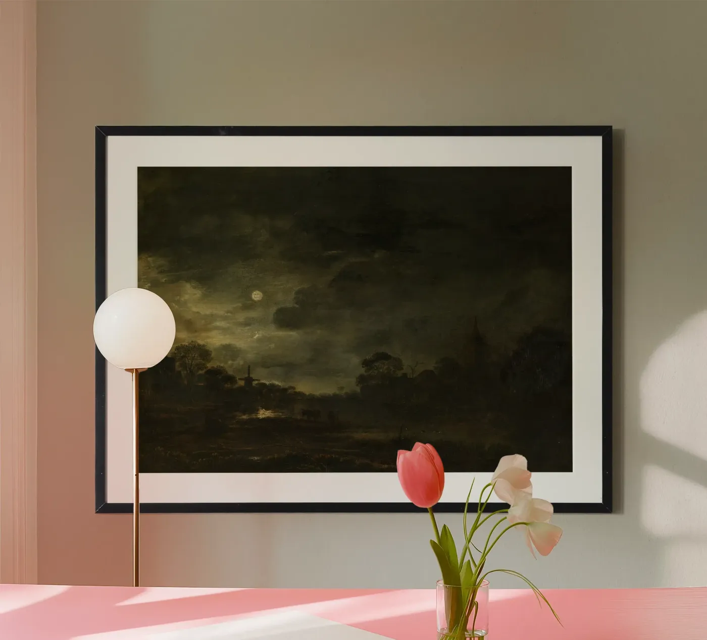 Moonlight Landscape poster da didsomebodymentionart