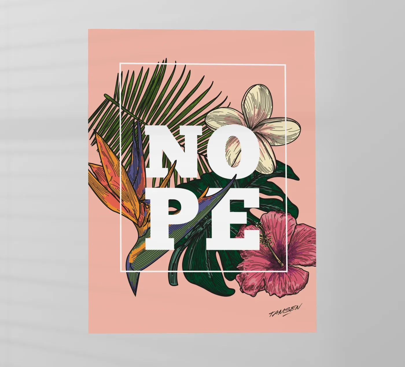 Nope pellicola backlit da Tamsen Design