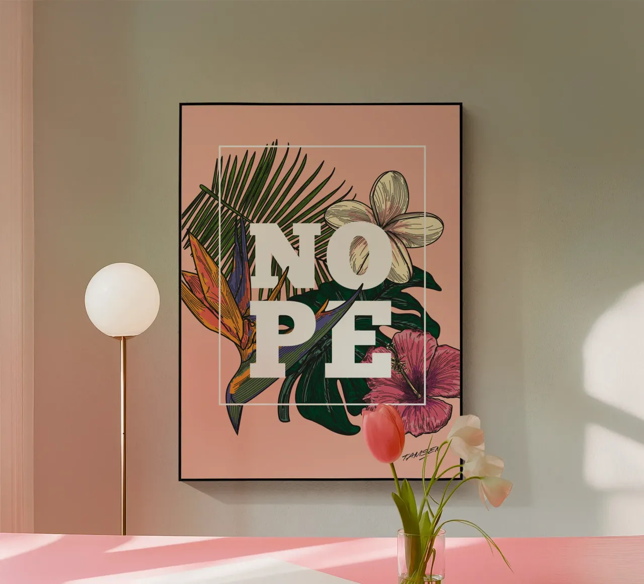 Nope plexiglass da Tamsen Design