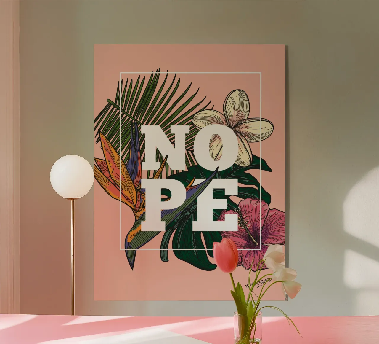 Nope plexiglass da Tamsen Design