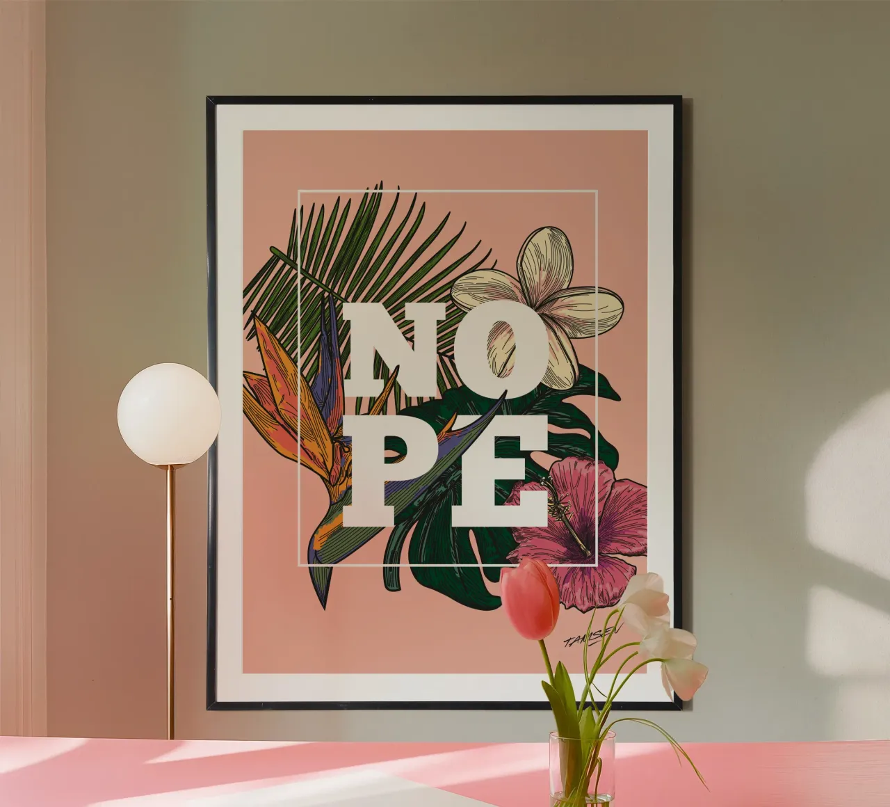 Nope poster da Tamsen Design