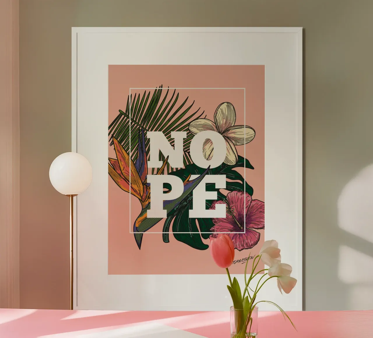 Nope poster da Tamsen Design