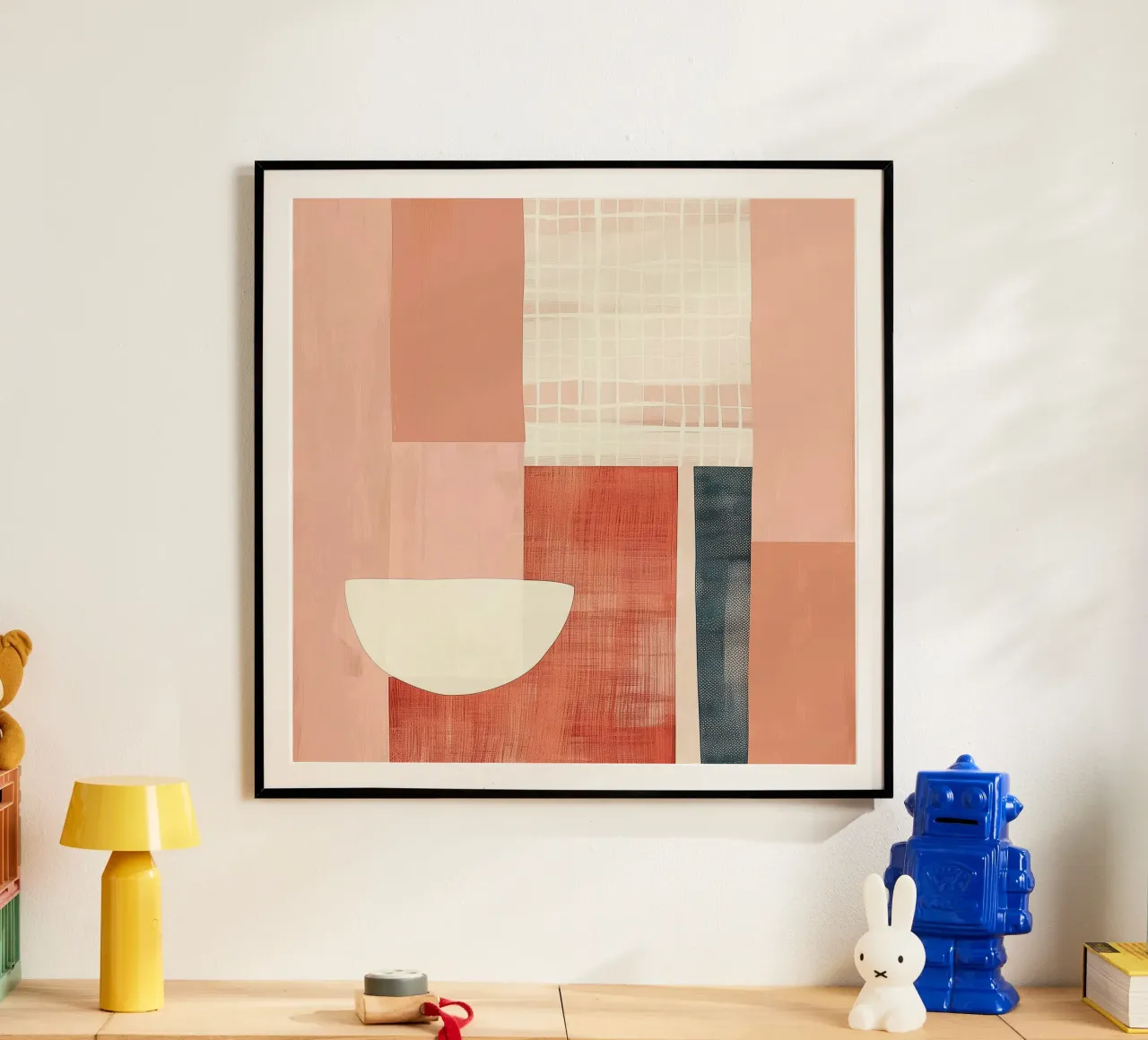 Soft Sienna Grid poster da softsoul