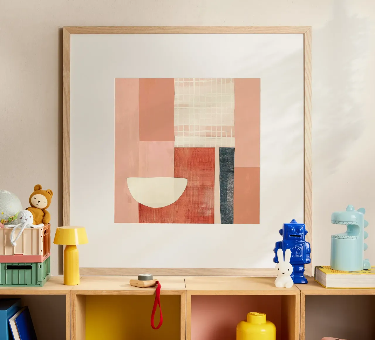 Soft Sienna Grid poster da softsoul